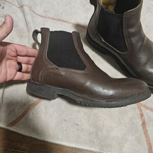 Jim Green Sandhurst Brown Chelsea Boots - Size 8